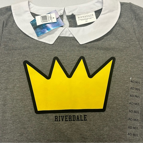 Riverdale Betty Cooper Costume Dress Bodycon Juniors Size M/L Gray New - Picture 4 of 11